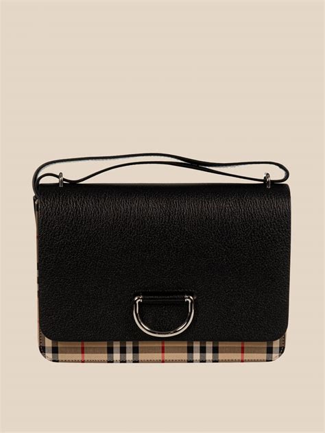 borsa burberry disegno classico nera|Borsa Note (Nero) .